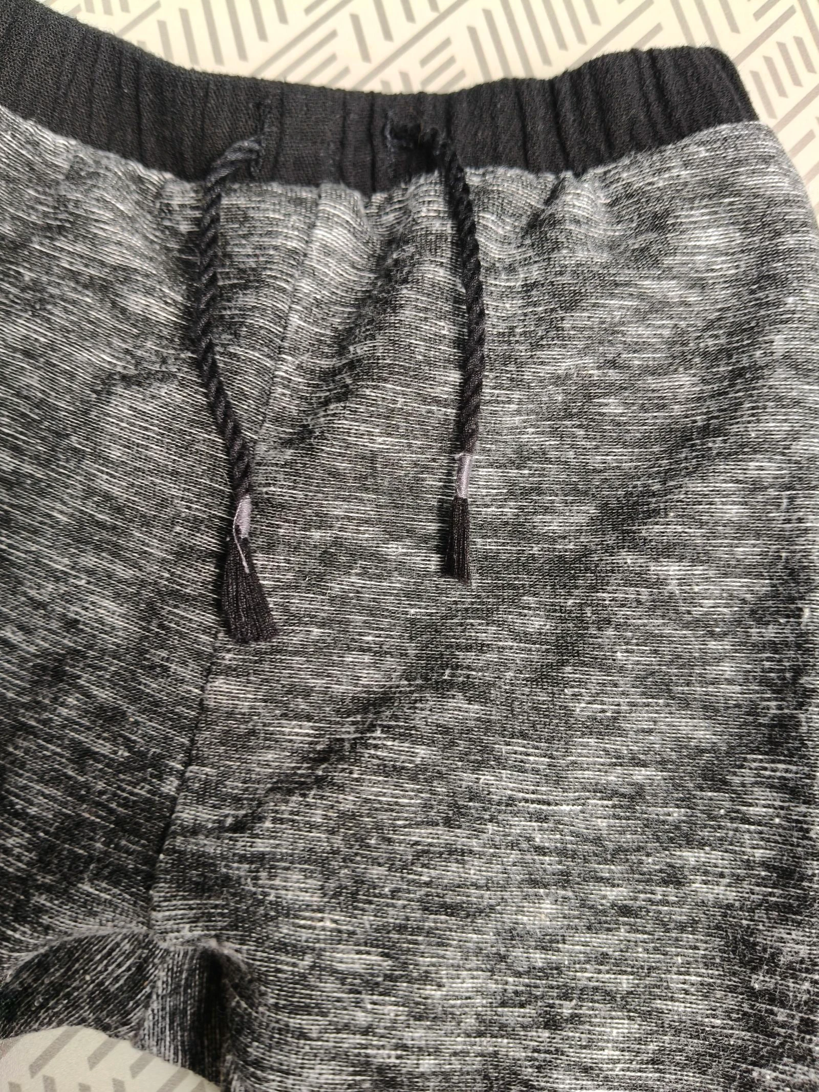 Zara girl's warm grey ruffled pants 80 cm – photo 2